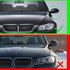 BMW 3 Serie E90 E91 E92 E93 M3 Look Wing Spiegelkappen Hoogglans Zwart