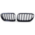 Bmw 3 serie E92 E93 LCI Grill Hoogglans Zwart Dubbele M Spijl 