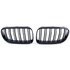 Bmw 3 serie E92 E93 LCI Grill Hoogglans Zwart Dubbele M Spijl 