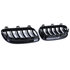 Bmw 3 serie E92 E93 LCI Grill Hoogglans Zwart Dubbele M Spijl 