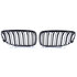 Bmw 3 serie E90 E91 LCI Grill Mat Zwart Dubbele M Spijl 