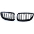 Bmw 3 serie E92 E93 Grill Hoogglans Zwart Dubbele M Spijl 