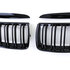 Bmw 3 serie E90 E91 Grill Hoogglans Zwart Dubbele M Spijl 