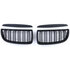 Bmw 3 serie E90 E91 Grill Mat Zwart Dubbele M Spijl 