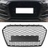 Audi A6 C7 4G Facelift Grill Zonder Embleem Hoogglans Zwart Honingraat Quattro Look 