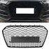 Audi A6 C7 4G Facelift Grill Zonder Embleem Hoogglans Zwart Honingraat Quattro Look 