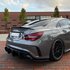 Mercedes C117 X117 CLA 45 AMG FACELIFT Diffuser Hoogglans Zwart