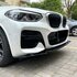 BMW X3 G01 M Pack Splitter Spoiler Voorspoiler Hoogglans Zwart 