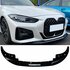 BMW 4 Serie G22 G23 M Pack Splitter Spoiler Voorspoiler Hoogglans Zwart 