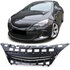 Opel Astra J GTC 3 Deurs Embleemloze Sport Grill Mat Zwart