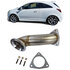 Opel Corsa D 1.6 Turbo GSI OPC Racing Downpipe RVS