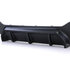 Bmw 1 Serie F20 F21 LCI Achterbumper Diffuser Mat Zwart Dubbele Uitlaat Links