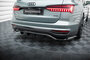 Maxton Design Audi A6 C8 ALLROAD Rear Centre Diffuser Vertical Bar Versie 1