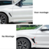 Bmw X3 G01 Zijscherm Canard Trim Wing Spoiler Vent Hoogglans Zwart M Look!