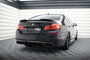 Maxton Design Bmw 5 Serie F10 M Pack Rear Valance Centre Diffuser Spoiler Versie 2 Quad Exhaust