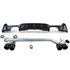 Passend Voor Bmw 4 serie F32 F33 F36 M Pakket Sportuitlaat 4 x Sierstuk + Mat Zwarte Diffuser Black Tip M4 Look _