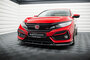 Maxton Design Honda Civic SI MK10 Voorspoiler Spoiler Splitter Versie 1