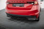Maxton Design Skoda Fabia MK4 Rear Splitter Central Rear Valance Spoiler 