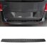 Passend Voor Mercedes Vito W447 Vanaf 2014 Achterbumper Bumper Bescherming Lijst Dark Chrome Rubber_