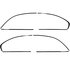 Passend Voor Bmw 3 Serie F30 Shadow Line Raam Sierlijsten Hoogglans Zwart