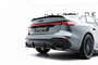 Maxton Design Audi A5 S Line B10 Sedan / Avant Rear Centre Diffuser Vertical Bar Versie 1