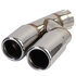 Passend Voor Bmw 3 serie F30 / F31 M Pakket Diffuser Carbon Look + Chrome Uitlaat sierstuk 316 318 320