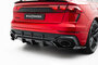 Maxton Design Audi RSQ8 Mk1 Facelift Rear Centre Diffuser Vertical Bar Versie 1