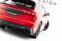 Maxton Design Audi RSQ8 Mk1 Facelift Rear Centre Diffuser Vertical Bar Versie 1