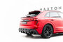 Maxton Design Audi RSQ8 Mk1 Facelift Lower Achterklep Spoiler Extention Versie 2