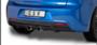  Achterbumper Diffuser Glans Zwart Dubbele uitlaat Geschikt Voor Volkswagen Golf 6 R20 R Line 