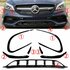 Spoiler Splitter Passend Voor Mercedes A Klasse CLA W117 AMG Line Facelift Hoogglans Zwart 