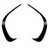 Bumper Aero Spoiler Flaps Glans Zwart Geschikt Voor Mercedes C Klasse W206 S206 AMG Line