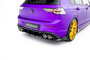 Maxton Design Rear Splitter Diffuser Vertical Bar Geschikt Voor Volkswagen Golf 8 R Facelift Versie 1