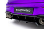 Maxton Design Rear Splitter Diffuser Vertical Bar Geschikt Voor Volkswagen Golf 8 R Facelift Versie 2