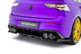 Maxton Design Rear Splitter Diffuser Vertical Bar Geschikt Voor Volkswagen Golf 8 R Facelift Versie 2
