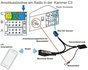 Seat 8 Pin Bluetooth Audio Streaming aux interface Adapter_