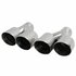 M3 Look Uitlaat Chrome Sierstuk + Diffuser Voor Bmw 3 Serie G20 G21 M Pack Glans Zwart