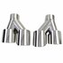 M3 Look Uitlaat Chrome Sierstuk + Diffuser Voor Bmw 3 Serie G20 G21 M Pack Glans Zwart