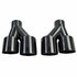 M3 Look Uitlaat Zwart Sierstuk + Diffuser Voor Bmw 3 Serie G20 G21 M Pack Glans Zwart_