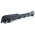 Diffuser Mat Zwart + 4 x Echt Carbon Uitlaat Sierstuk Voor Bmw 5 Serie F10 F11 535i 535D
