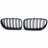 Grill Nieren Voor Bmw 5-serie F10 F11 Mat Zwart Dubbele M5 Spijlen