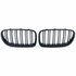 Grill Nieren Voor Bmw 5-serie F10 F11 Mat Zwart Dubbele M5 Spijlen