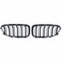 Grill Nieren Voor Bmw 5-serie F10 F11 Mat Zwart Dubbele M5 Spijlen
