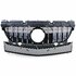 Sport Grill Passend Voor Mercedes SLK R172 Hoogglans Zwart Chrome Bies