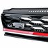 Sport Grill Geschikt Voor Volkswagen Golf 7 Facelift GTI Look Honingraat Glans Zwart Rode Bies