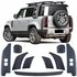 Off Road Beschermhoezenset Voor Land Rover Defender Type L663 110 9 delig Diamond Plate Look