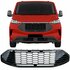 Sport Grill Voor Ford Transit Tourneo Custom Glans Zwart Zonder Embleem Vanaf 2023