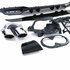 Sport Diffuser Voor Mercedes A Klasse W177 AMG Look Chrome Uitlaat Glans Zwart 
