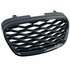 Sport Grill Voor Seat Leon 1P Zonder Embleem Glans Zwart Honingraat