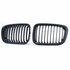 Sport-Grill-Nieren-Voor-Bmw-3-Serie-E46-Mat-Zwart-Enkele-spijl